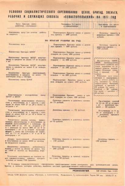 Газета «Севастополец». №613 (4). 11.02.1977. С. 2